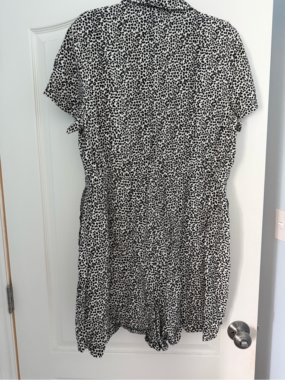 Lane Bryant Animal Print Short-Sleeve Romper - Picture 4 of 5